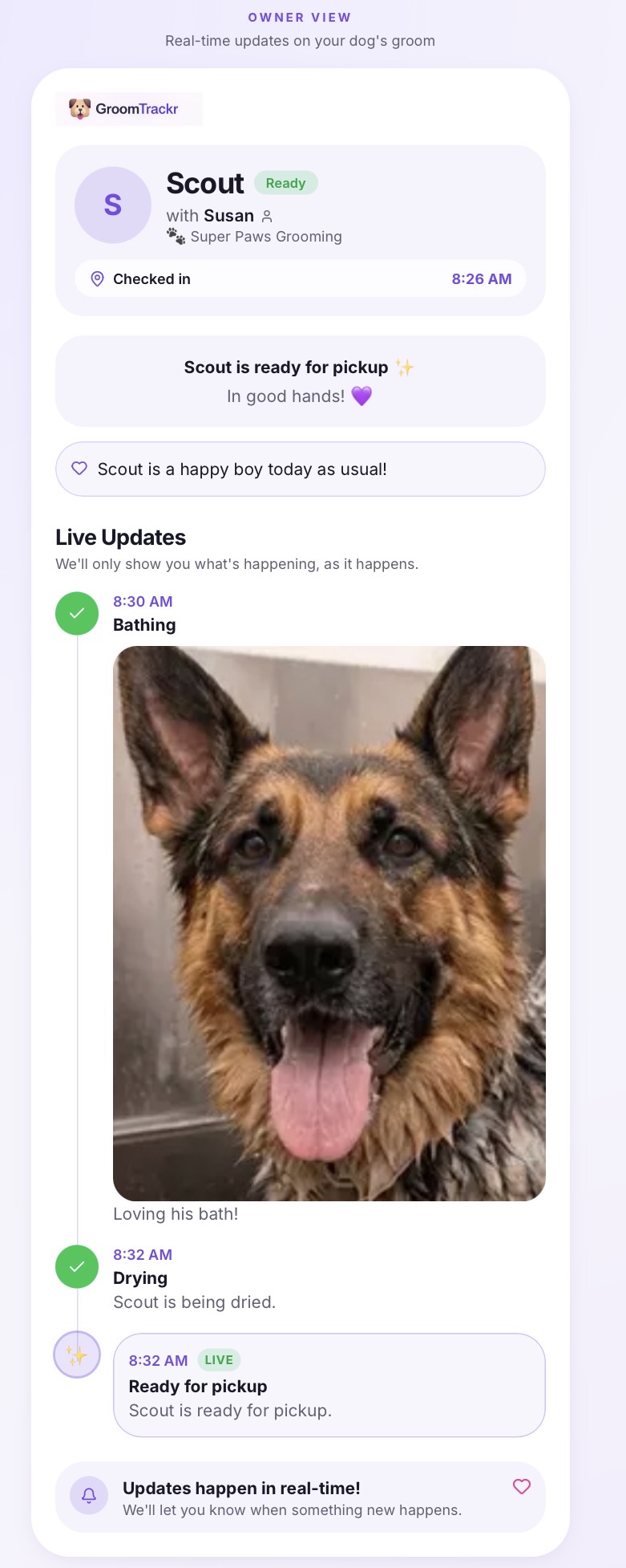 Owners fall a little more in love